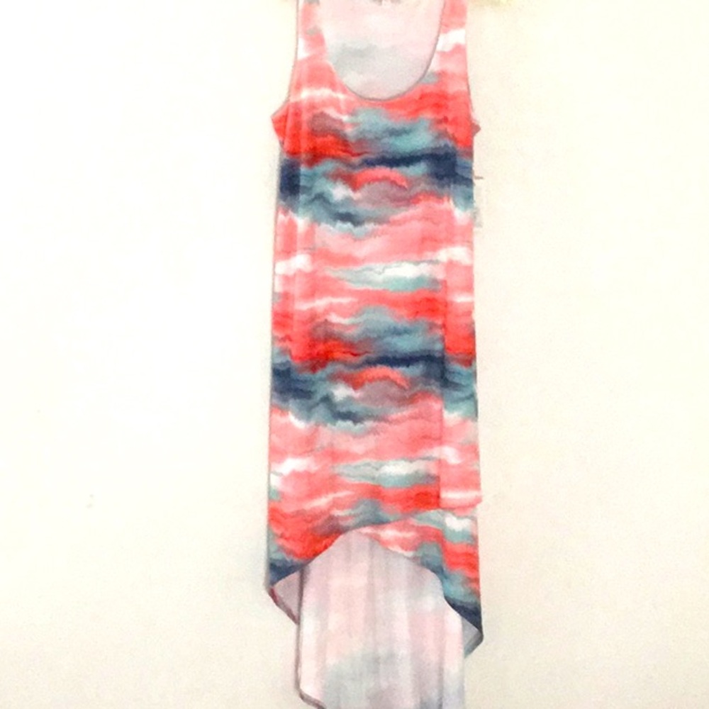 PJ Salvage The Phoenician Chemise Sleep Loon High Low Dress Beach Coverup